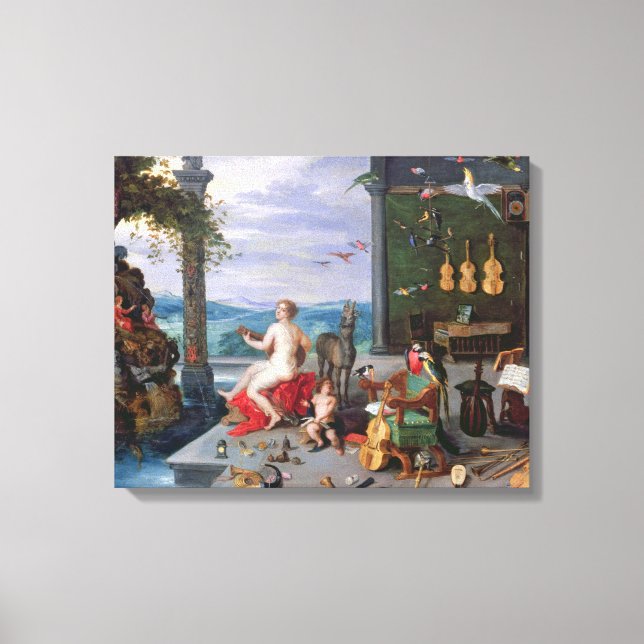 Allegory of Music Canvas Print (Front)
