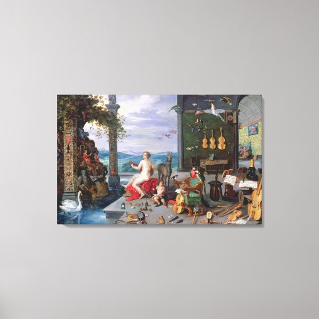 Allegory of Music Canvas Print (Front)