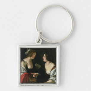 Allegory of Painting and Architecture, c.1620 (oil Key Ring