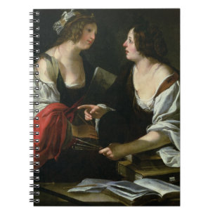 Allegory of Painting and Architecture, c.1620 (oil Notebook