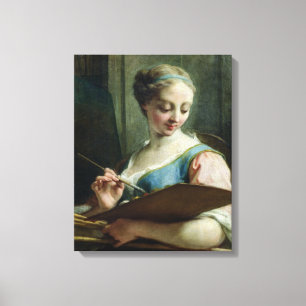 Allegory of Painting Canvas Print