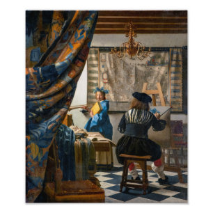 Allegory of Painting   Johannes Vermeer   Photo Print