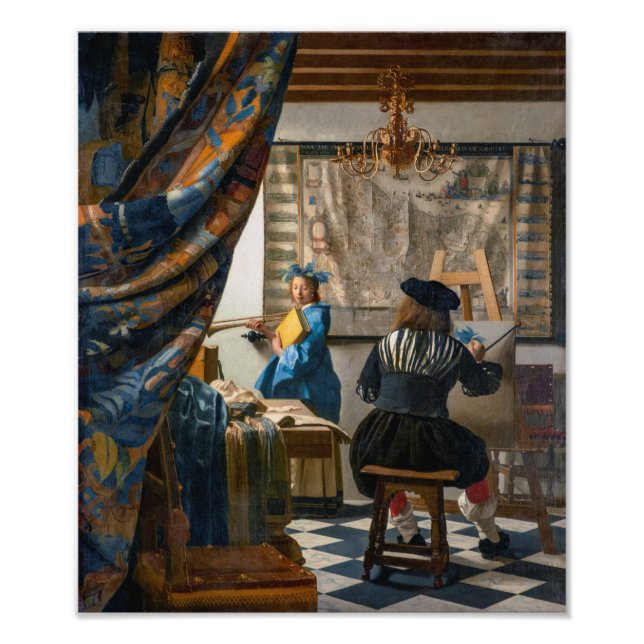 Allegory of Painting | Johannes Vermeer | Photo Print (Front)