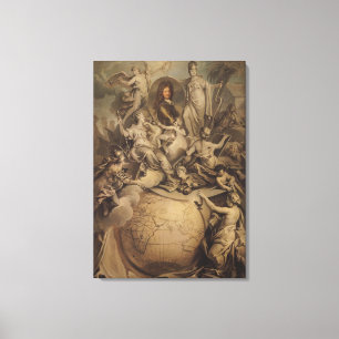 Allegory of Philippe II Duke of Orleans, 1718 Canvas Print