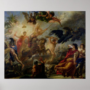 Allegory of the Battle of Austerlitz Poster
