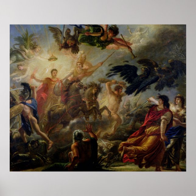 Allegory of the Battle of Austerlitz Poster (Front)