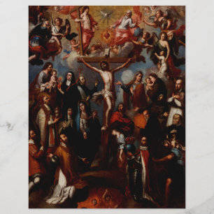 Allegory of the Crucifixion with Jesuit Saints Flyer