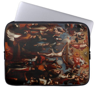 Allegory of the Crucifixion with Jesuit Saints Laptop Sleeve
