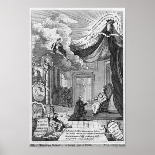 Allegory of the Report Given to Louis XVI Poster