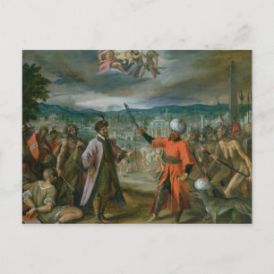Allegory of the Turkish Wars Postcard