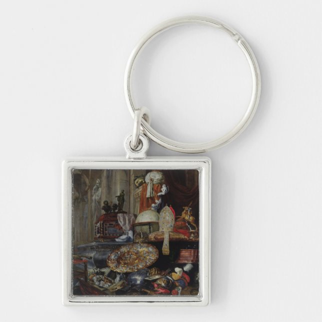 Allegory of the Vanities of the World, 1663 Key Ring (Front)