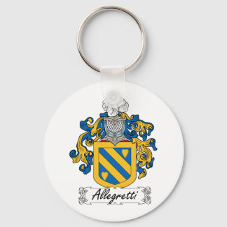 Allegretti Family Crest Key Ring