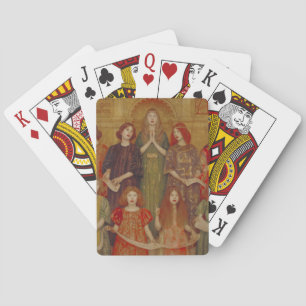 Alleluia (by Thomas Cooper Gotch) Playing Cards