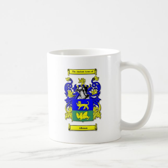Alleman Coat of Arms Coffee Mug (Right)