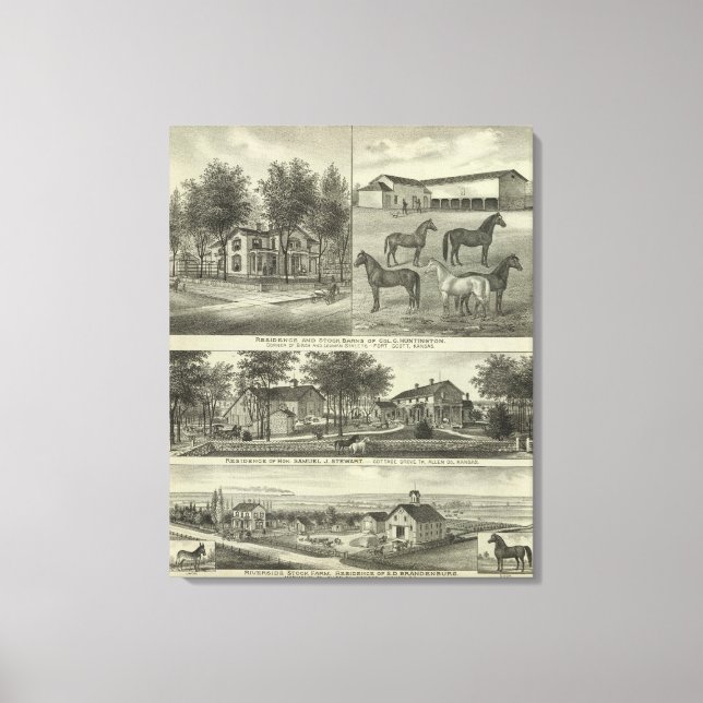 Allen County, Kansas Canvas Print (Front)