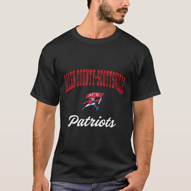 Allen County-Scottsville High School Patriots T-Sh T-Shirt (Front)