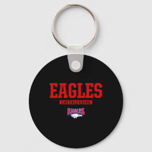 Allen Eagles Logo Cheerleading Hs Key Ring