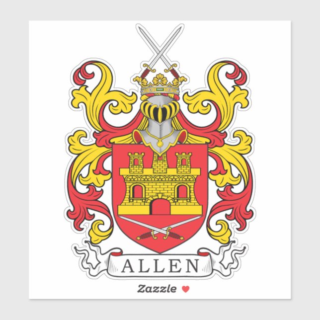 Allen Family Crest (Sheet)