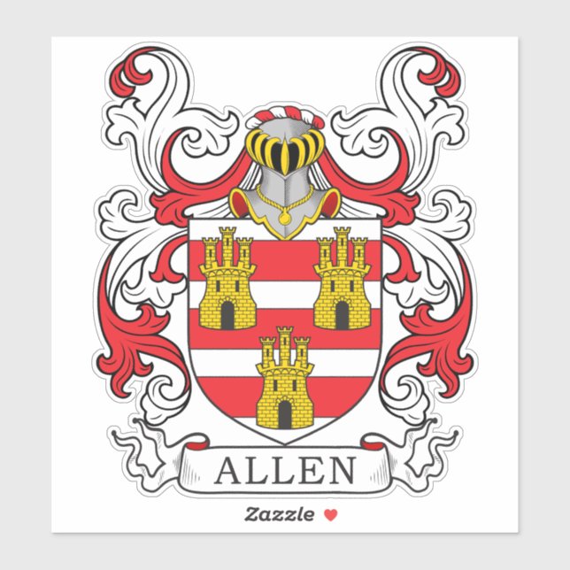 Allen Family Crest (Sheet)