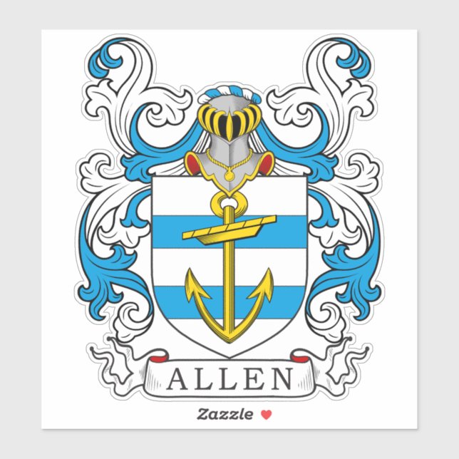 Allen Family Crest (Sheet)