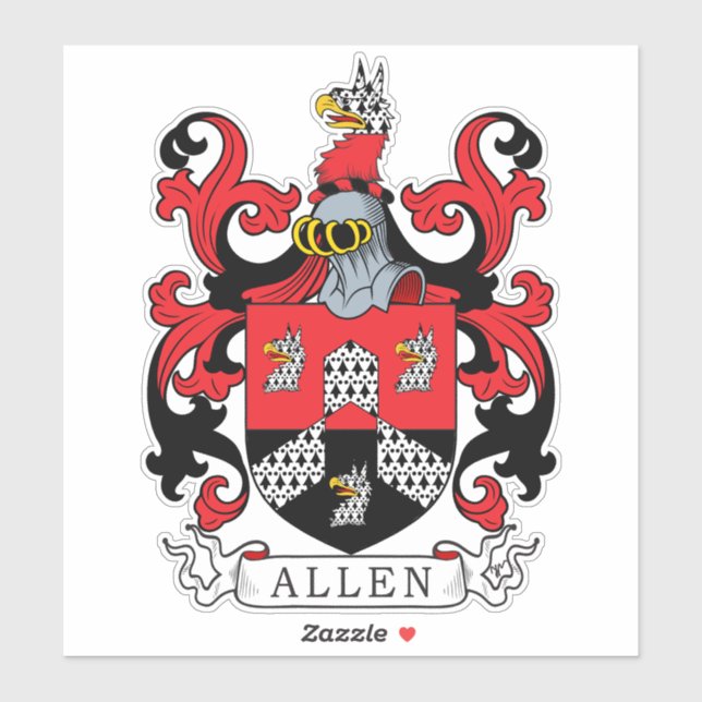 Allen Family Crest (Sheet)