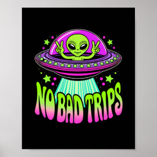 allen in a flying saucer poster