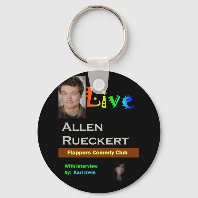 Allen Rueckert LIVE Key Ring (Front)
