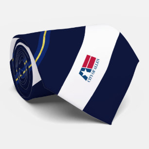 Allen (Texas) city flag Neck Tie
