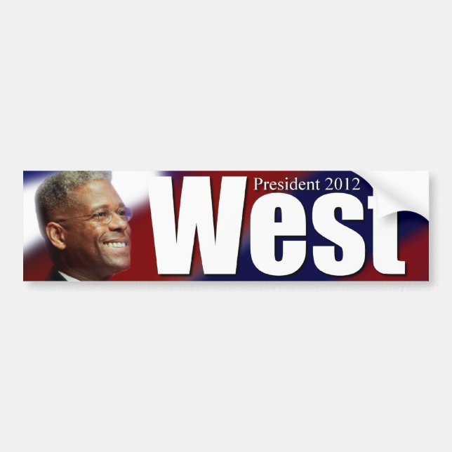 Allen West for President - 2012 Bumper Sticker (Front)
