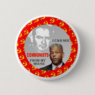 Allen West & Joe McCarthy 6 Cm Round Badge