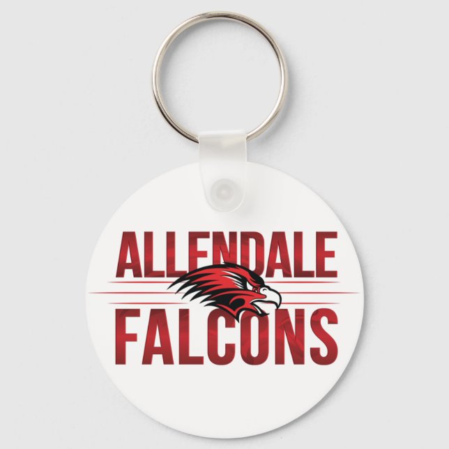 Allendale Falcons #2 Key Ring (Front)