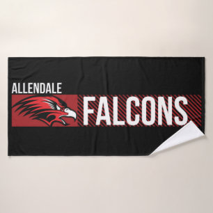 Allendale Falcons #5 Bath Towel
