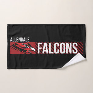 Allendale Falcons #5 Hand Towel