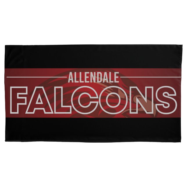 Allendale Falcons #6 Pillowcase (Front-Left)