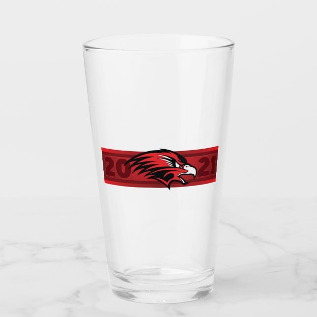 Allendale Falcons #7 Glass (Front)