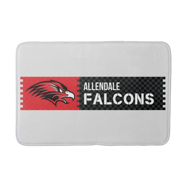 Allendale Falcons Bath Mat (Front)