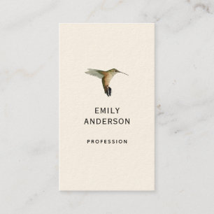 Allen's Hummingbird Business Card