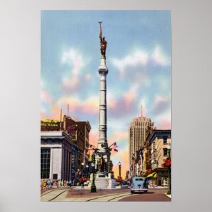 Allentown Pennsylvania Centre Square Poster