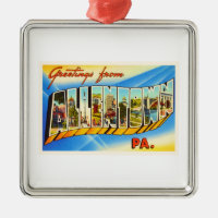 Allentown Pennsylvania PA Vintage Travel Souvenir
