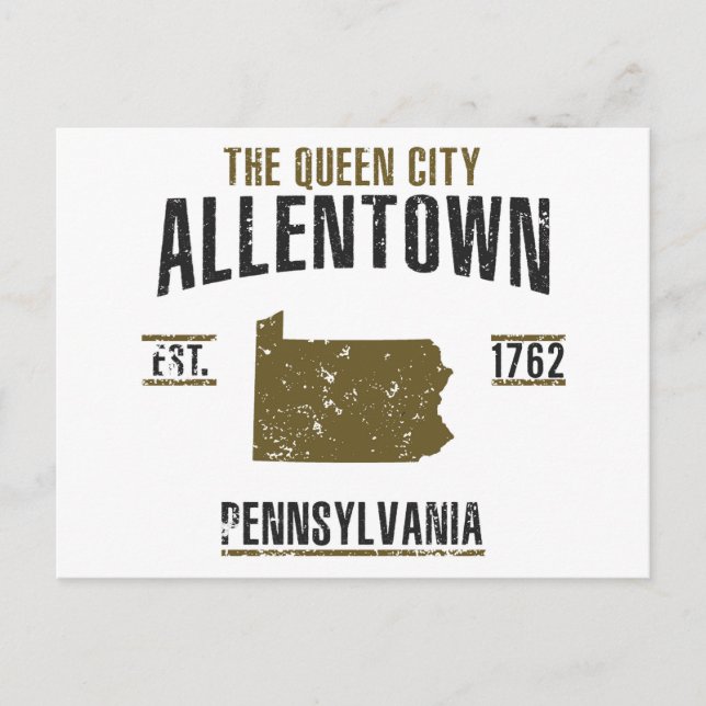 Allentown Postcard (Front)