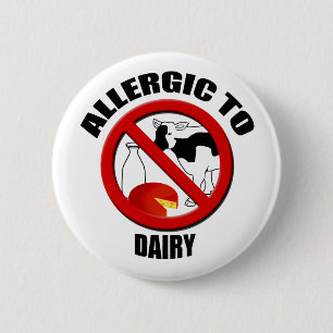 Allergic to Dairy Medicla Alert Button