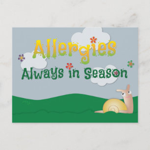 Allergies - Always in Season Postcard