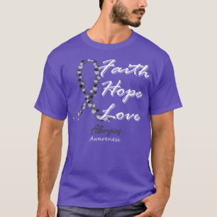 Allergies Awareness Faith Hope Love In This Family T-Shirt