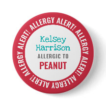 Allergy Alert Customised Kids School