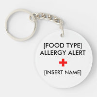 Allergy Alert Keychain