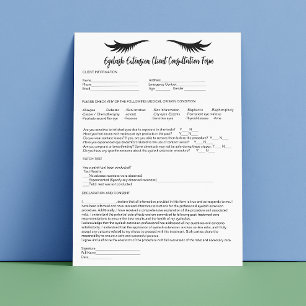 Allergy Patch Test Script Calligraphy Consent Form Custom Letterhead