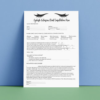 Allergy Patch Test Script Calligraphy Consent Form Custom Letterhead