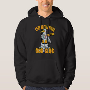 Alles Gute Zum 50 Year Birthday Seagull Bird Bir Hoodie