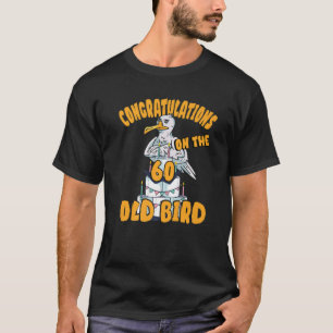 Alles Gute Zum 60 Year Birthday, Seagull Bird, Bir T-Shirt