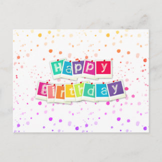 Alles Gute zum Geburtstag Postcard